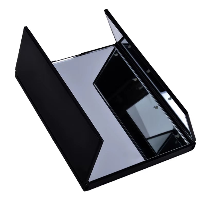 Portable LED Light Makeup Mirror Vanity Lights Compact Make up Pocket Mirrors Vanity Cosmetic Hand Folding Led Mirror Lamp